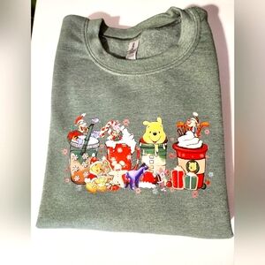 Pooh and friends coffee Christmas